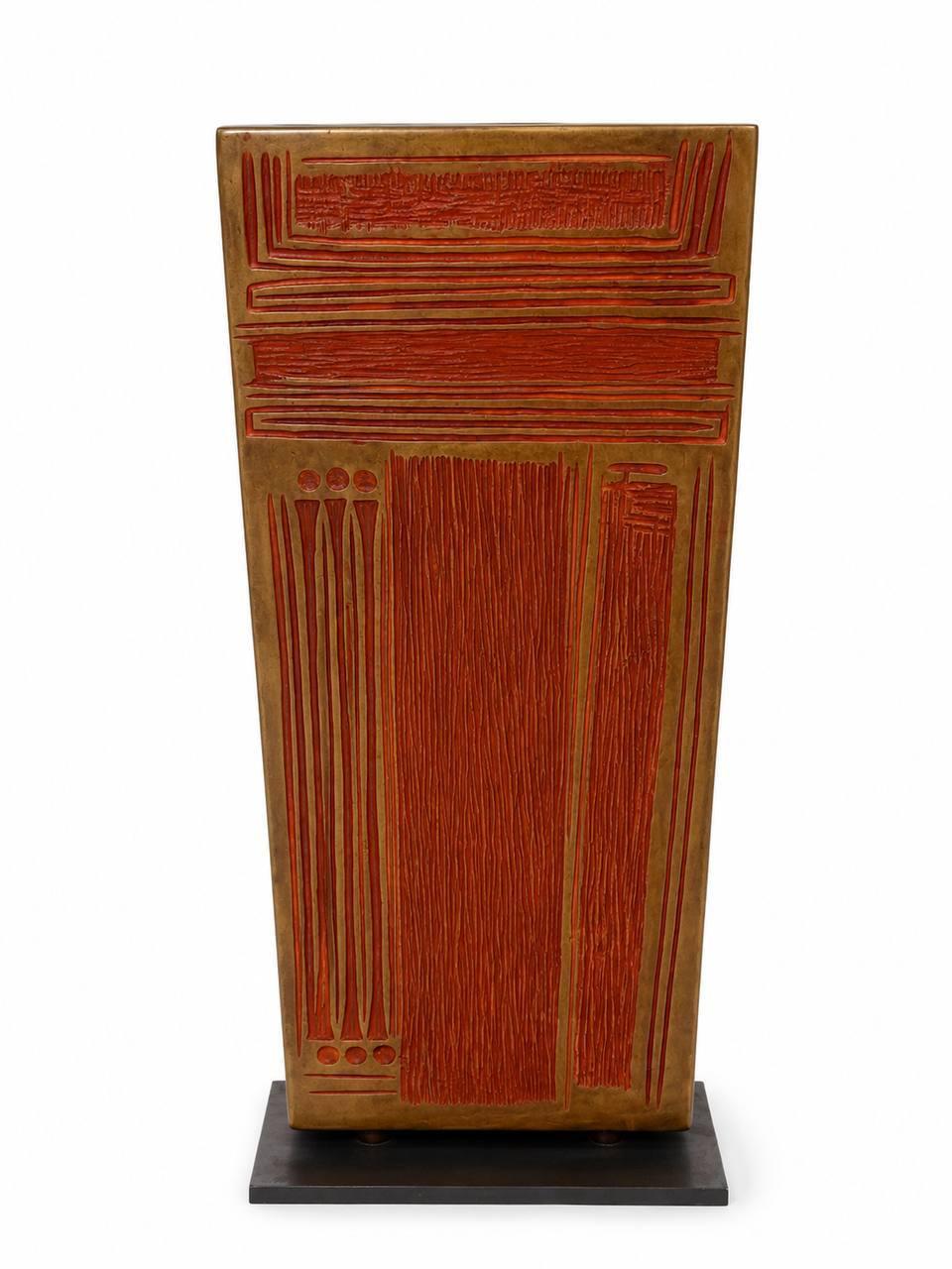 Seund Ja Rhee, Sans titre, 2008, bronze à double patine.