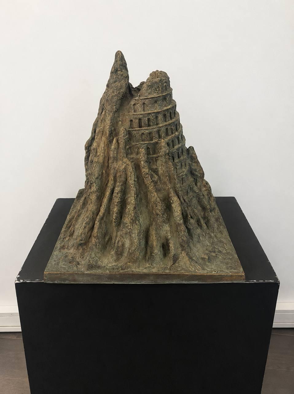 John Isaacs, Tour de Babel, 2009, sculpture en métal, édition 3/8.